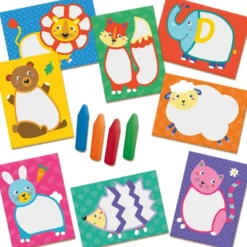 SES - My First Krijtjes Dieren Kaarten
