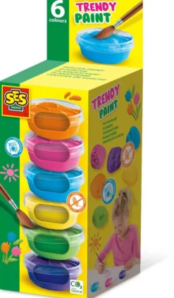 SES - Plakkaatverf Trendy (6 x 45ml)