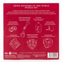 Seven Wonders of the World 7 Puzzle Set