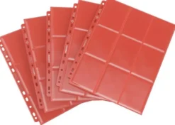 Sideloading 18-Pocket Pages Rood (50 stuks)
