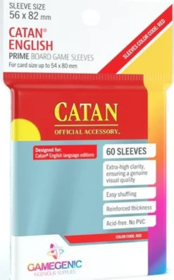 Sleeves Prime Catan-Sized 56x82mm (60 stuks)