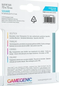 Sleeves Prime Square-Sized 73x73mm (50 stuks)