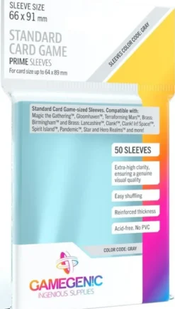 Sleeves Prime Standard Card Game 66x91mm (50 stuks)