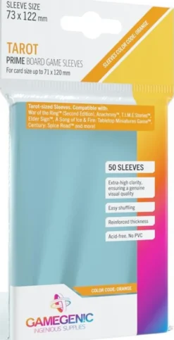 Sleeves Prime Tarot-Sized 73x122mm (50 stuks)