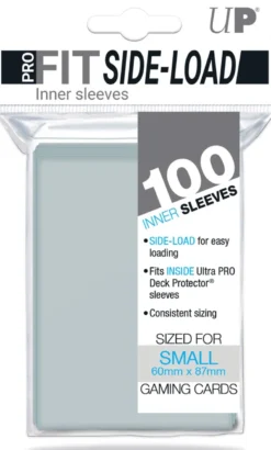 Sleeves Pro-Fit - Small Clear Side Load (60x87 mm)