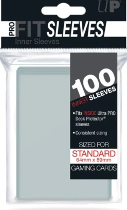 Sleeves Pro-Fit - Standaard Clear (64x89 mm)