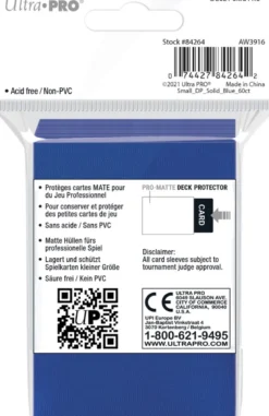 Sleeves Pro-Matte - Small Blauw (62x89 mm)