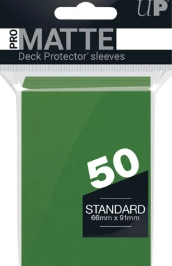 Sleeves Pro-Matte - Standaard Groen (66x91 mm)