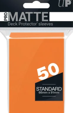 Sleeves Pro-Matte - Standaard Oranje (66x91 mm)