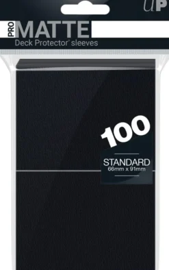Sleeves Pro-Matte - Standaard Zwart (100 stuks)