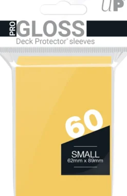 Sleeves - Small Geel (62x89 mm)