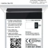 Sleeves - Small Zwart (62x89 mm)