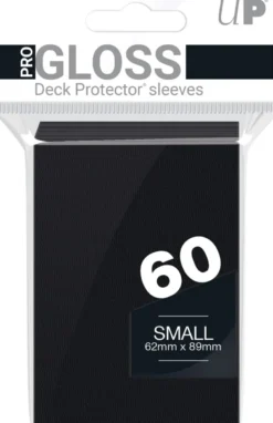 Sleeves - Small Zwart (62x89 mm)
