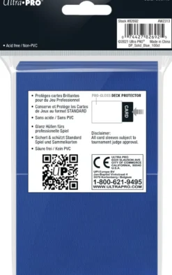 Sleeves - Standaard Blauw (100 Stuks)