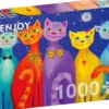Smiling Cats Puzzel (1000 stukjes)