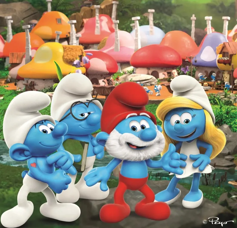 Smurfen Puzzel (3x48 stukjes)