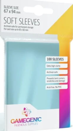 Soft Sleeves Pack 67x94mm (100 stuks)