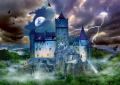 Spooky Night at Dracula's Castle Puzzel (1000 stukjes)
