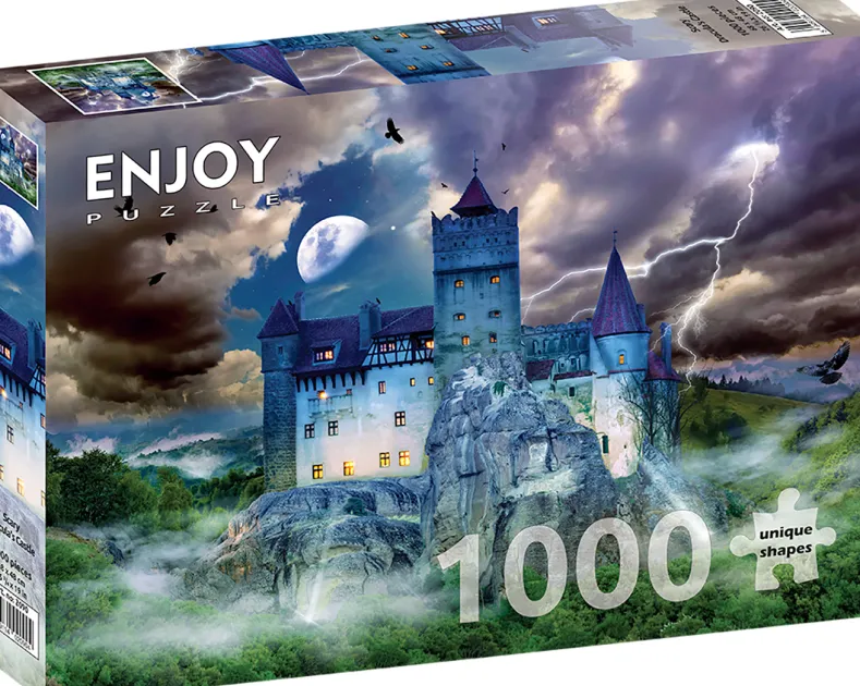 Spooky Night at Dracula's Castle Puzzel (1000 stukjes)
