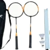 SportX - Compleet Badminton Set inclusief Opklapbaar Net (3 Ster)