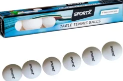 SportX - Tafeltennisballen in Doos (6 stuks)