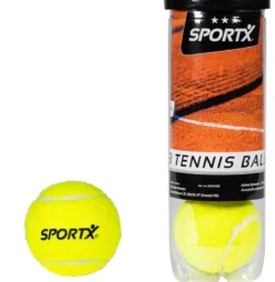 SportX - Tennisballen In Koker (3 stuks)