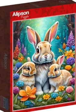 Spring Bunnies Puzzel (1000 stukjes)