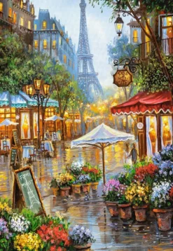 Spring Flowers, Paris Puzzel (1000 stukjes)