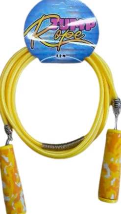 Springtouw De Luxe (220cm) - Geel
