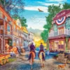 Stad van het Wilde Westen Puzzel (1000 stukjes)