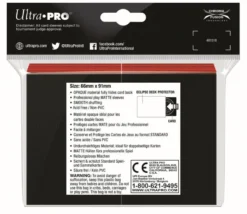 Standard Sleeves Matte Eclipse - Rood (100 stuks)