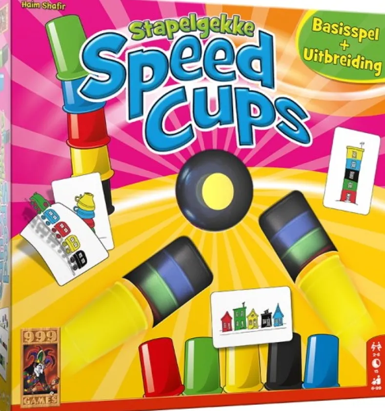Stapelgekke Speed Cups - 6 Spelers