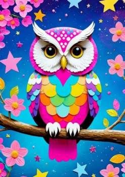 Starry Owl Puzzel (1000 stukjes)