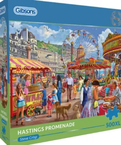 Steve Crisp - Hastings Promenade Puzzel (500XL stukjes)