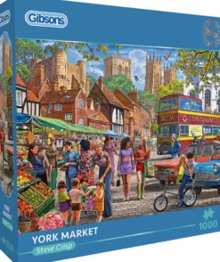 Steve Crisp - York Market Puzzel (1000 stukjes)