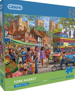 Steve Crisp - York Market Puzzel (250XL stukjes)