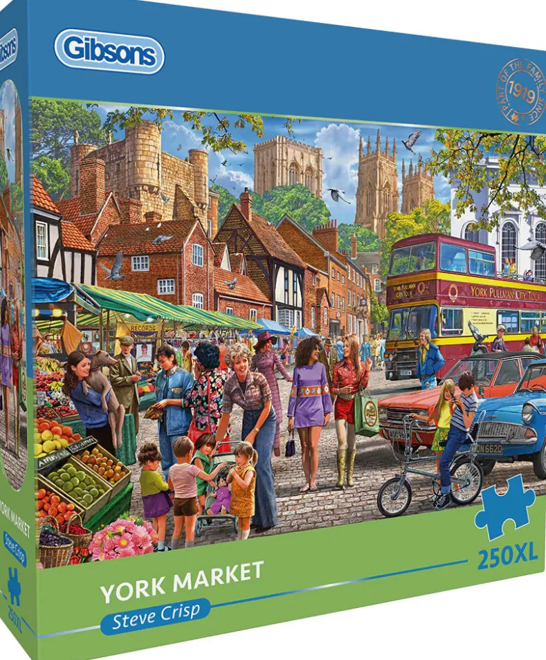 Steve Crisp - York Market Puzzel (250XL stukjes)