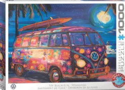 Strand Plezier met een VW Bus Puzzel (1000 stukjes)