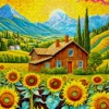 Sunflower House Puzzel (1000 stukjes)