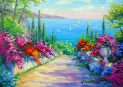 Sunny Road to the Sea Puzzel (1000 stukjes)