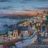 Sunset in Santorini Puzzel (1000 stukjes)