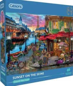 Sunset on the Seine Puzzel (1000 stukjes)