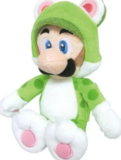 Super Mario - Cat Luigi Knuffel (25cm)