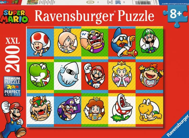 Super Mario Character Collection Puzzel (200 XXL stukjes)