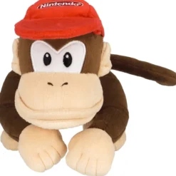 Super Mario - Diddy Kong Pluche Knuffel (21 cm)