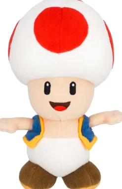 Super Mario - Red Toad Knuffel (20cm)