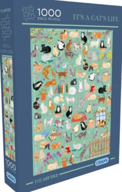 The Art File: It’s a Cat’s Life Puzzel (1000 stukjes)