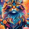 The Cat of Colors Puzzel (1000 stukjes)