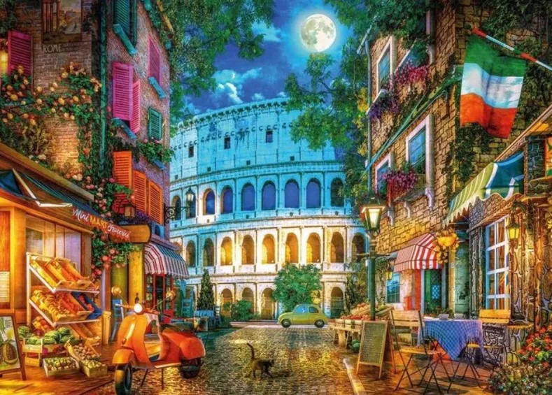 The Colosseum by Moonlight Puzzel (1000 stukjes)
