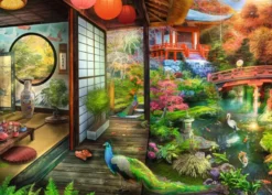 Theehuis in Japanse Tuin Puzzel (1000 stukjes)